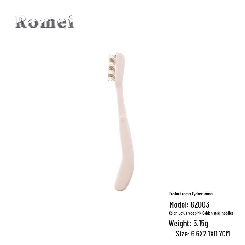 Foldable Portable Steel Pin Eyelash Comb & Brush
