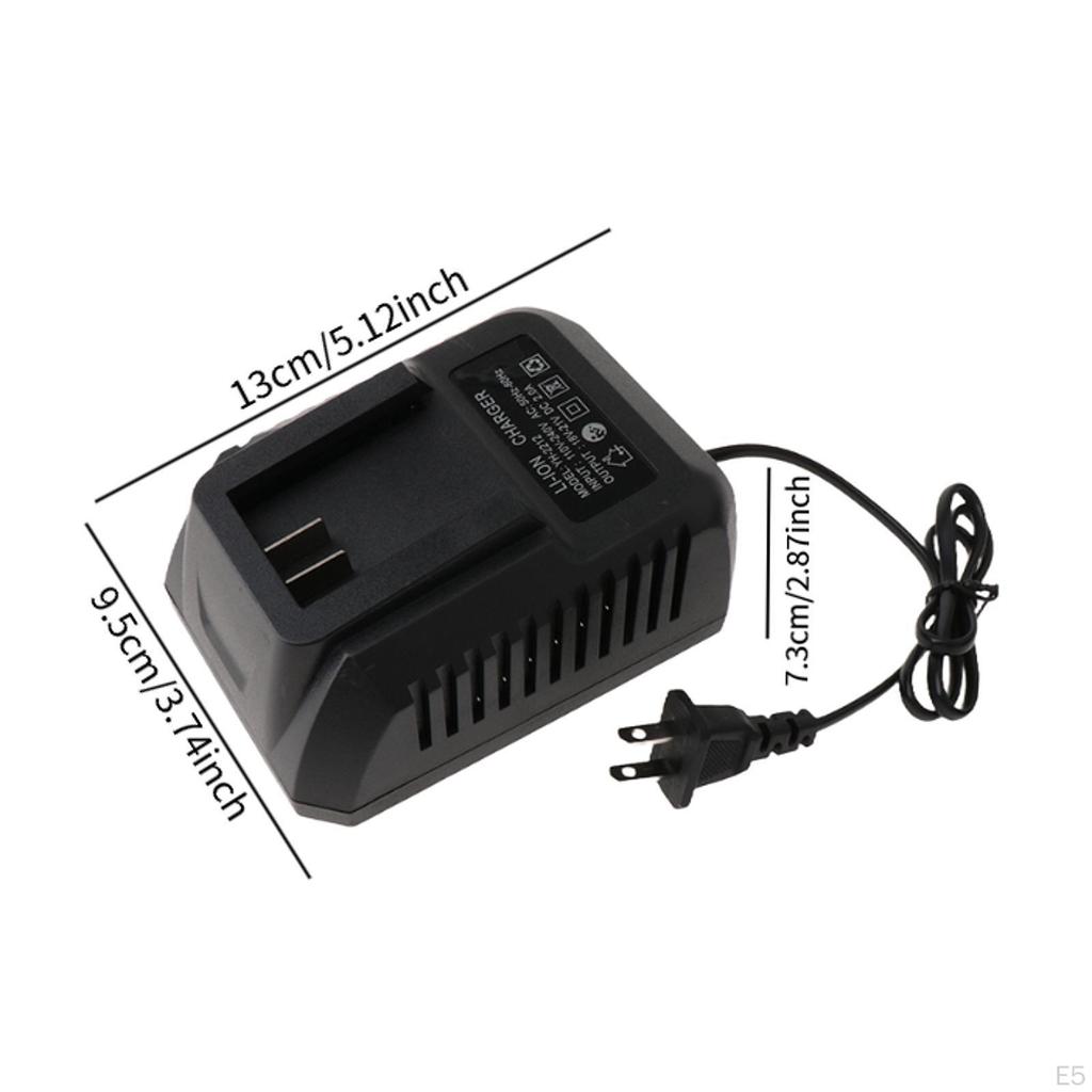 Power Tool Battery Compact Fast Charging Performance Sturdy for 21V US Plug Wrench Electric