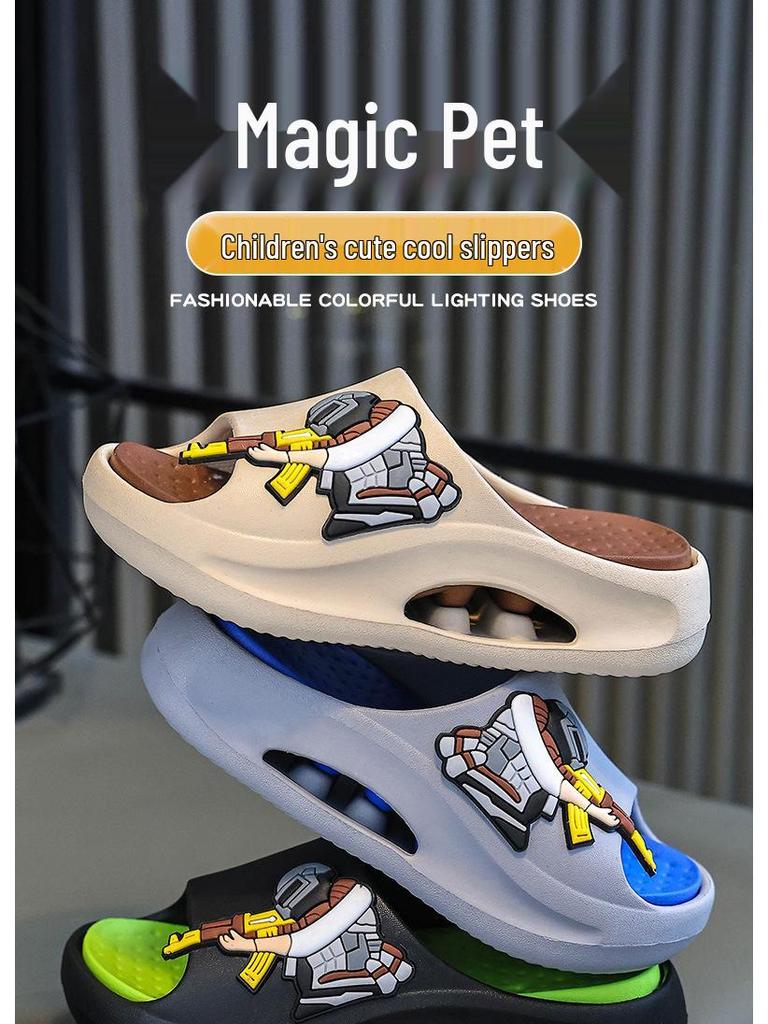 Hühnchen EVA Kinder- & Herren Hausschuhe - Sommer Indoor Haussandalen für Jungen, Jugendliche und Studenten