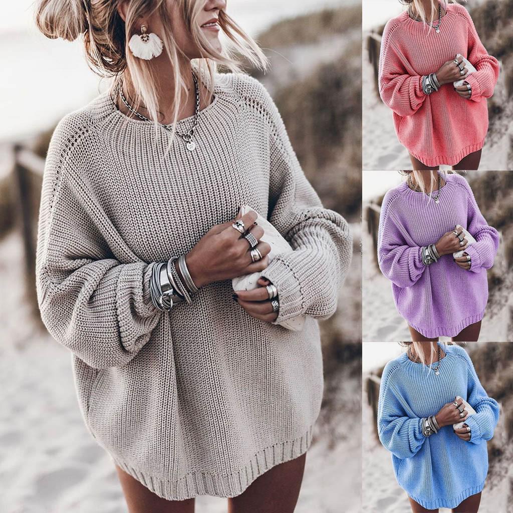2026 Winter Women's Knitwear: Loose Batwing Sleeve Plus Size Sweater Coat