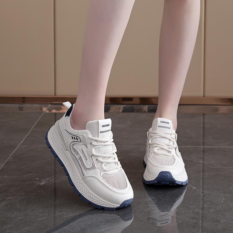 Mesh breathable Forrest Gump shoes women's 2025 summer new versatile fashion casual little white sports board shoes women's 8861-3