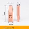 Double Single Wire Guide Nozzle Copper 1.2/1.6/2.0Mm For Laser Handheld Welding Head Machine Accessories