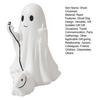 Ghost Dog Walking Ornament Resin Ghost Dog Walking Sculpture Halloween