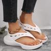 Scarpe alla Moda da Donna 2024 Marca Taglie Forti Sandali da Donna Moda Sandali da Spiaggia Monocolore Donna Sandali con Zeppa Infradito di Alta Qualità Zapatos