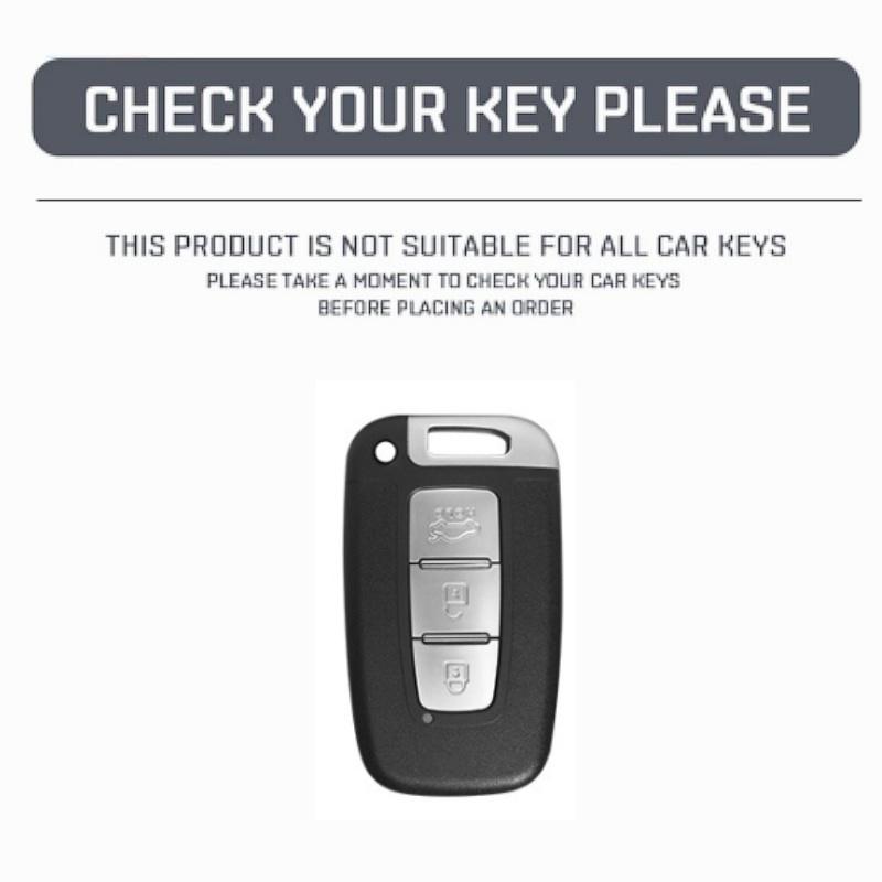 Leather Car Key Case Cover Accessories For  Solaris HB20 Veloster SR IX35 Accent Elantra i30 For KIA RIO K2 K3 Sportage