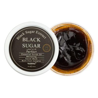 Face Mask-scrub with Black Sugar Vaseina Black Sugar 100 Ml