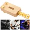 6 Pcs Electric Guitar Bridge Pin Brass Golden Color Guitar Accessory with Hex Wrench Kit