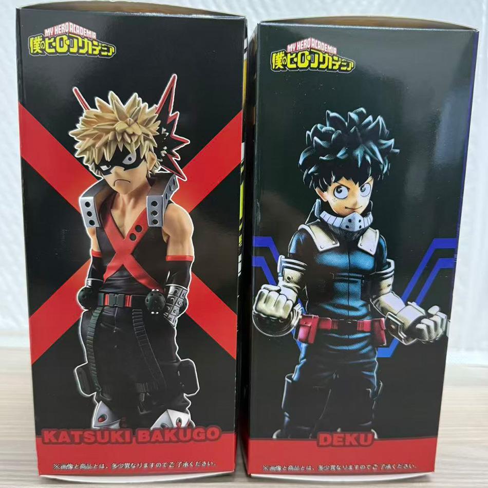 Bandai Anime My Hero Academia 17Cm Figure Izuku Midoriya Katsuki Bakugo Pvc Model Doll Collection For Otaku Toy