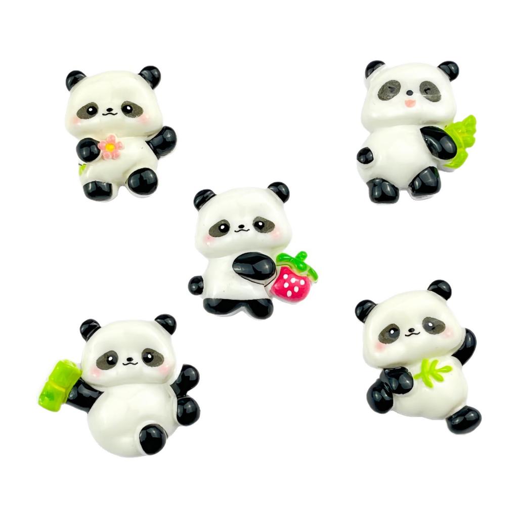 Cute Cartoon Bear Resin Hair Clip & Phone Pendant Set