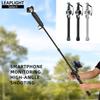 LEAPLIGHT Carbon Fiber Handgrip Selfie Stick Tripod for DJI Osmo Pocket 4/4P/3 Luna W Type-C Charging Handheld Stick Vlog Travel
