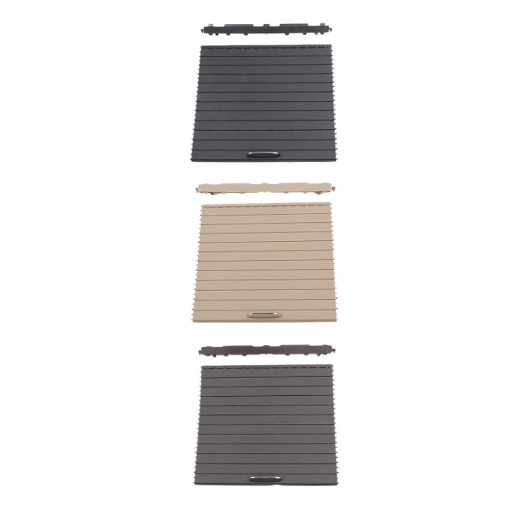 Center Console Roller Blind Sliding Cover PC ABS Plastic Automotive Accessory for Mercedes-benz ML W166 2012-2015 Replacement