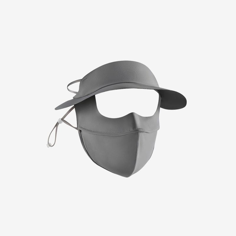 

Полиэстеровая маска из ледяного шелка, переносная солнцезащитная дышащая солнцезащитная маска для улицы с полями, солнцезащитные шляпы