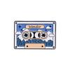 Magnetic Tape Radio Set Metal Enamel Pins Custom Myth Brooches Bag Clothes Lapel Pin Badge Animal Jewelry Gift For Kids Friends