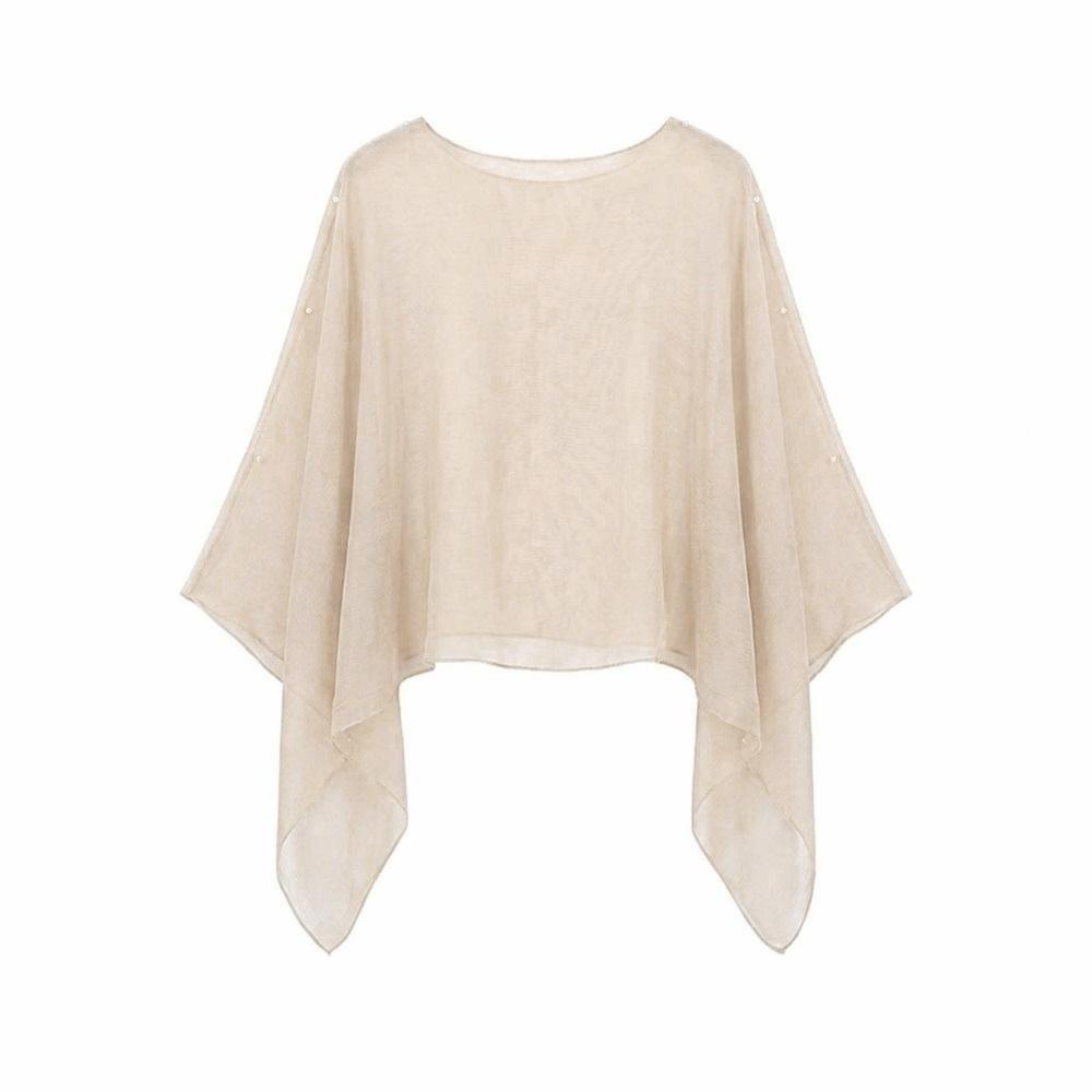 Thin Sun Protection Shawl Chiffon Trendy Scarf Versatile Air-conditioned Sweater Women's Wear