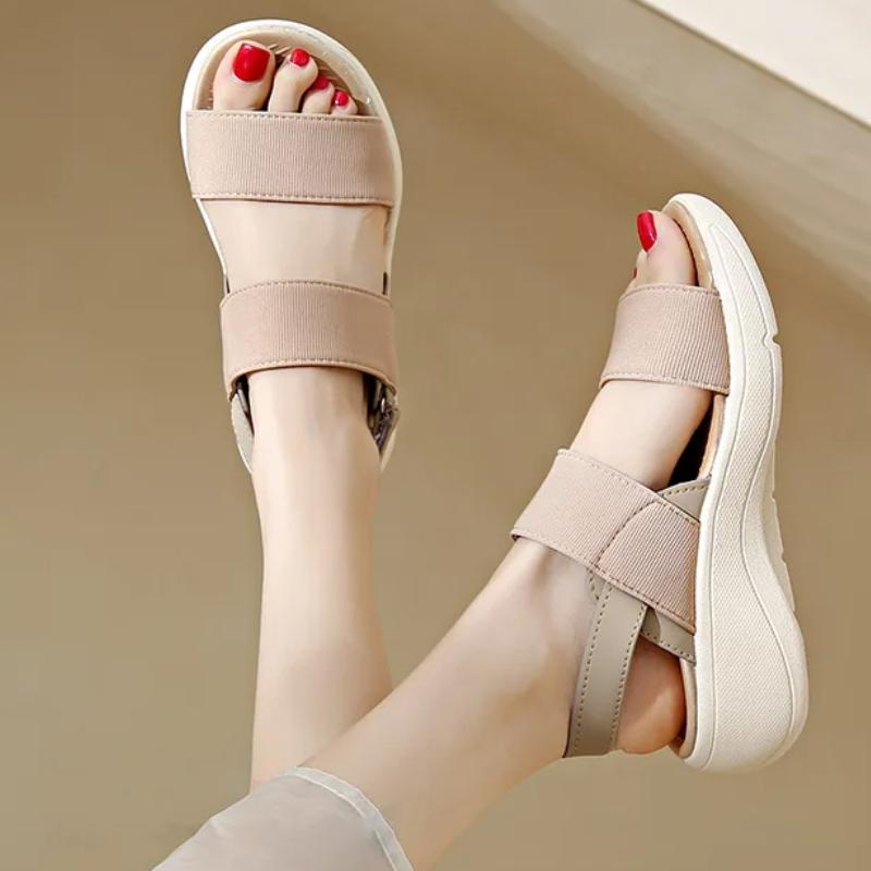 Женская спортивная летняя удобная женская обувь на платформе — фото 6