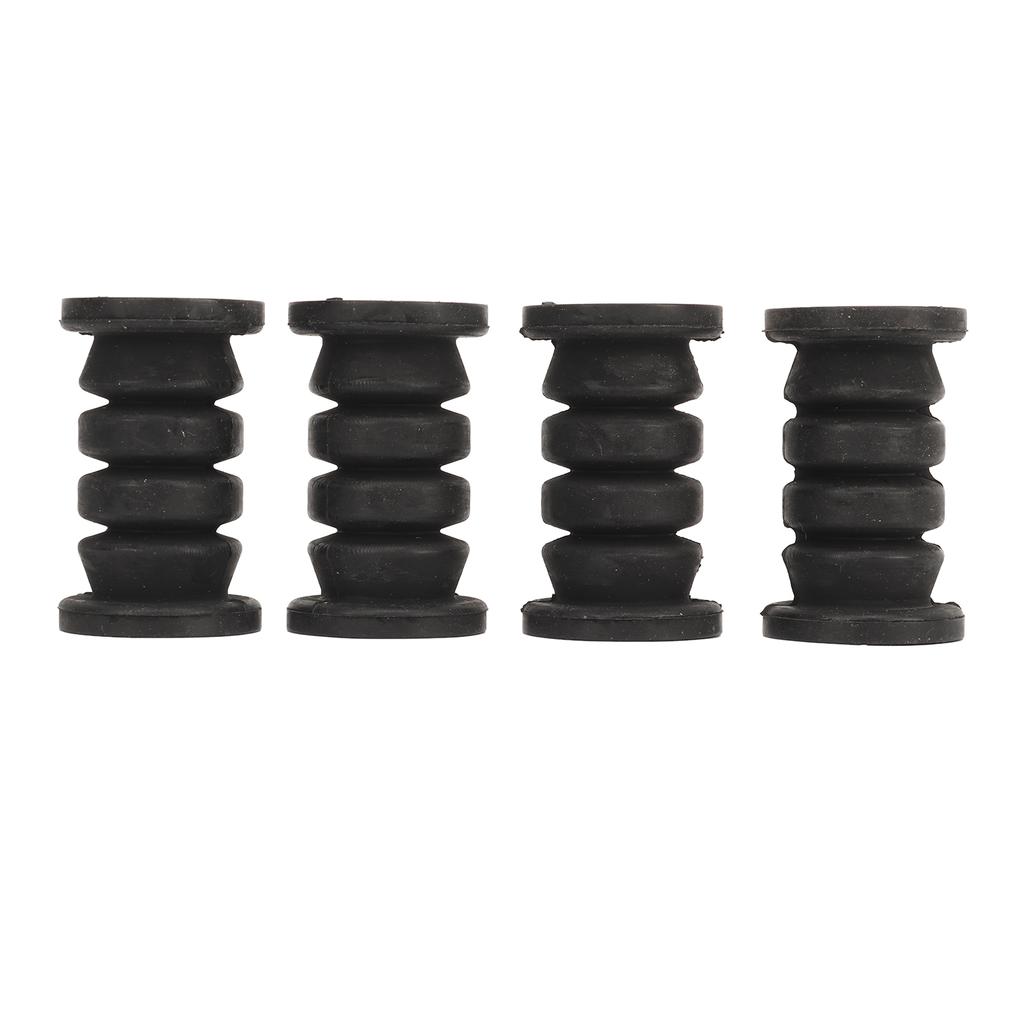 4 Stück M10 10mm Wellen Schwingenarm Halterung Buchse Gummi Stahllegierung Stoßdämpfer Schwingenarm Montagebuchse für ATV