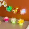 Seven-Color Optical Fiber LED Illuminated Rose Colored Lights Romantic Light And Shadow Garden Landscape Light