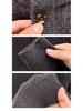 Herren Premium 100% Wolle Dicker Winterpullover mit Jacquard-Design