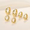 Elegant Minimalist Geometric C-Shaped Earrings Set – 3 Pairs for Women