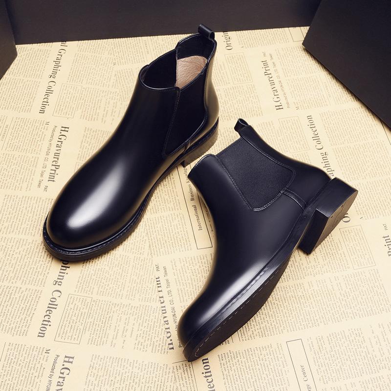 Chelsea short boots women's new winter velvet cotton shoes versatile flat-soled Martin boots women's fashion British style
