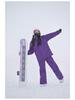 Unisex Windproof Waterproof Insulated Ski Jacket with Hood