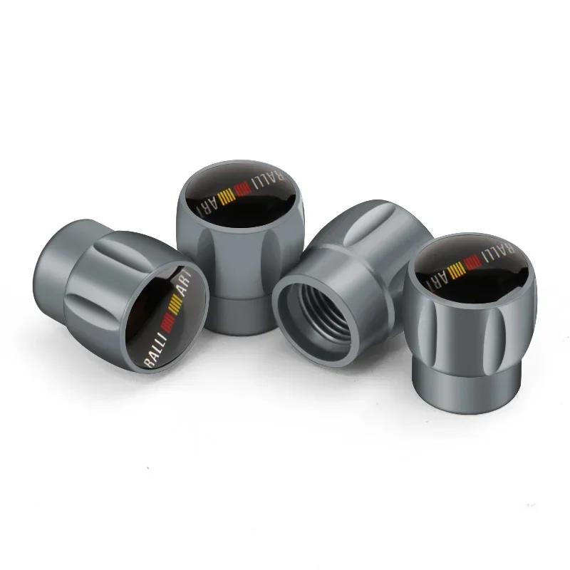 lcbk8 4PCS Car Wheel Tire Valve Stem Caps For Mitsubishi Ralliart ASX Eclipse Galant Mirage Montero EVO Xpander Auto Accessories