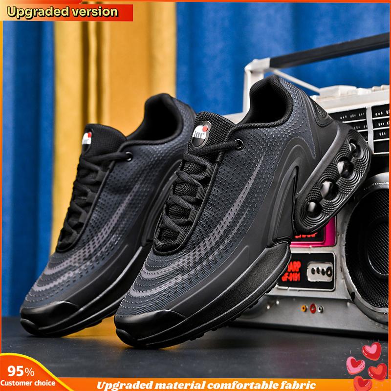Hommes Femmes PU coussin d'air Amorti Chaussures de Course Talon arrière TPU Enveloppé Marathon Athlétique Baskets pour hommes Chaussures pour femmes