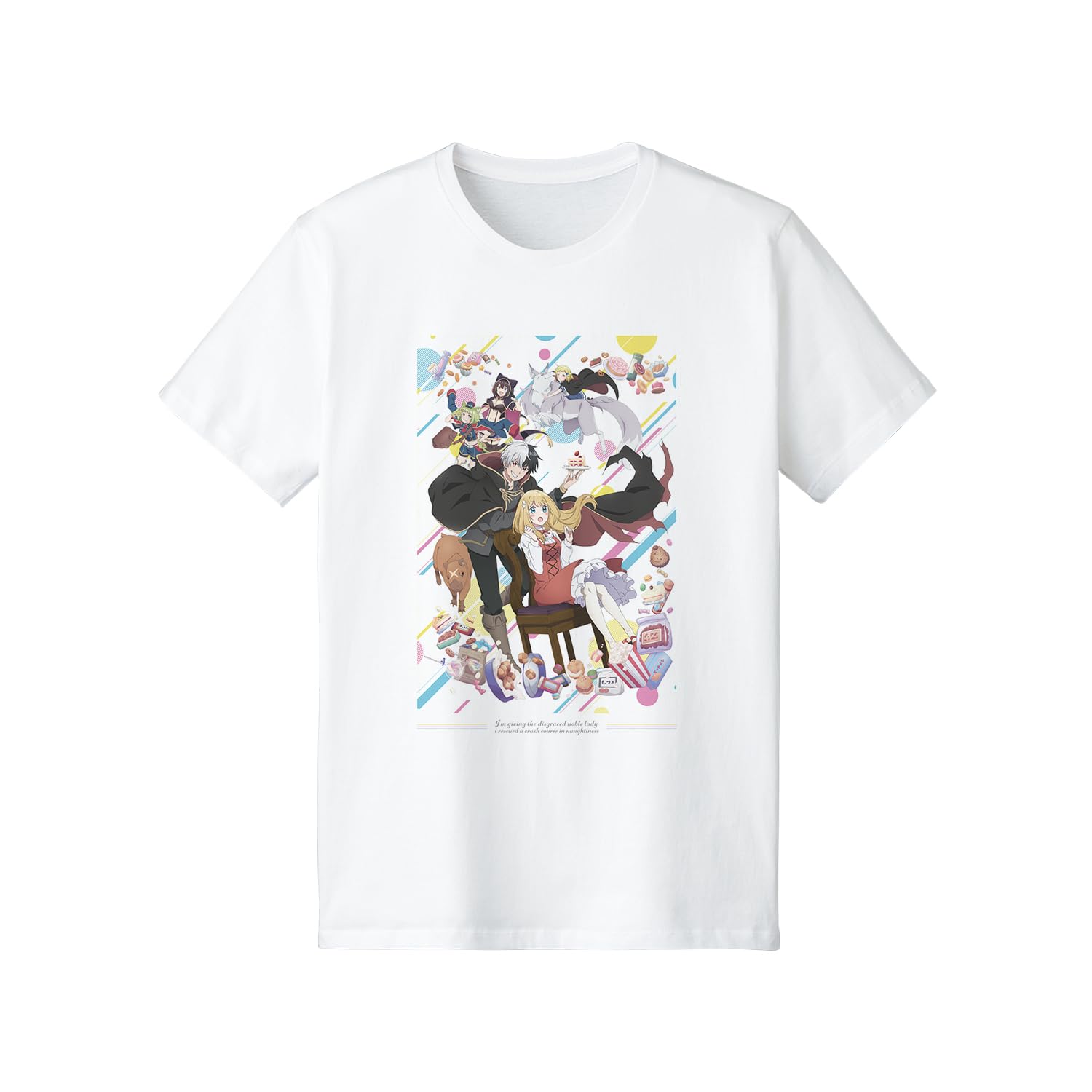

TV Anime [I Picked Up a Young Lady Who Broken Off Her Engagement and Taught Her Naughty Things] Key Visual T-Shirt Men s Size Small