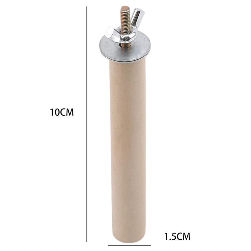 

10/14/20/25 см попугай питомец необработанное дерево подвесная стойка игрушка попугай хомяк ветка жердочки аксессуары для клетки для птиц