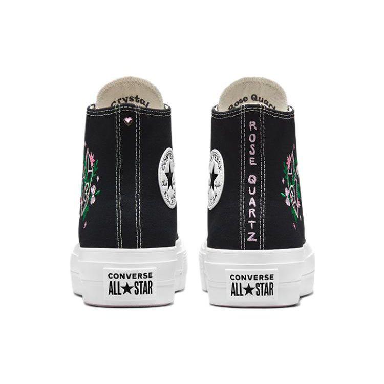 Converse Chuck Taylor All Star Lift Comfortable Lightweight High-Top Canvas Shoes Women Sneakers Black White A03739C