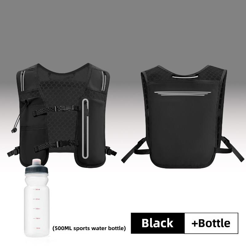 Ultralight Breathable Hydration Vest  Reflective Safety Running Vest for Men Women Adjustable Cycling Hiking Marathon Backpack