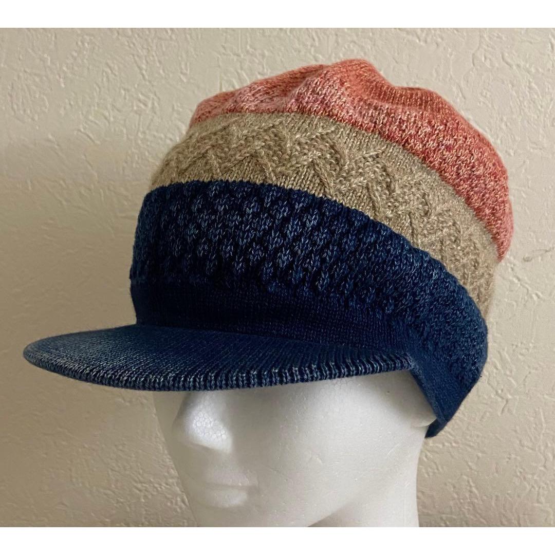 Used KAPITAL Vintage processing work knit cap