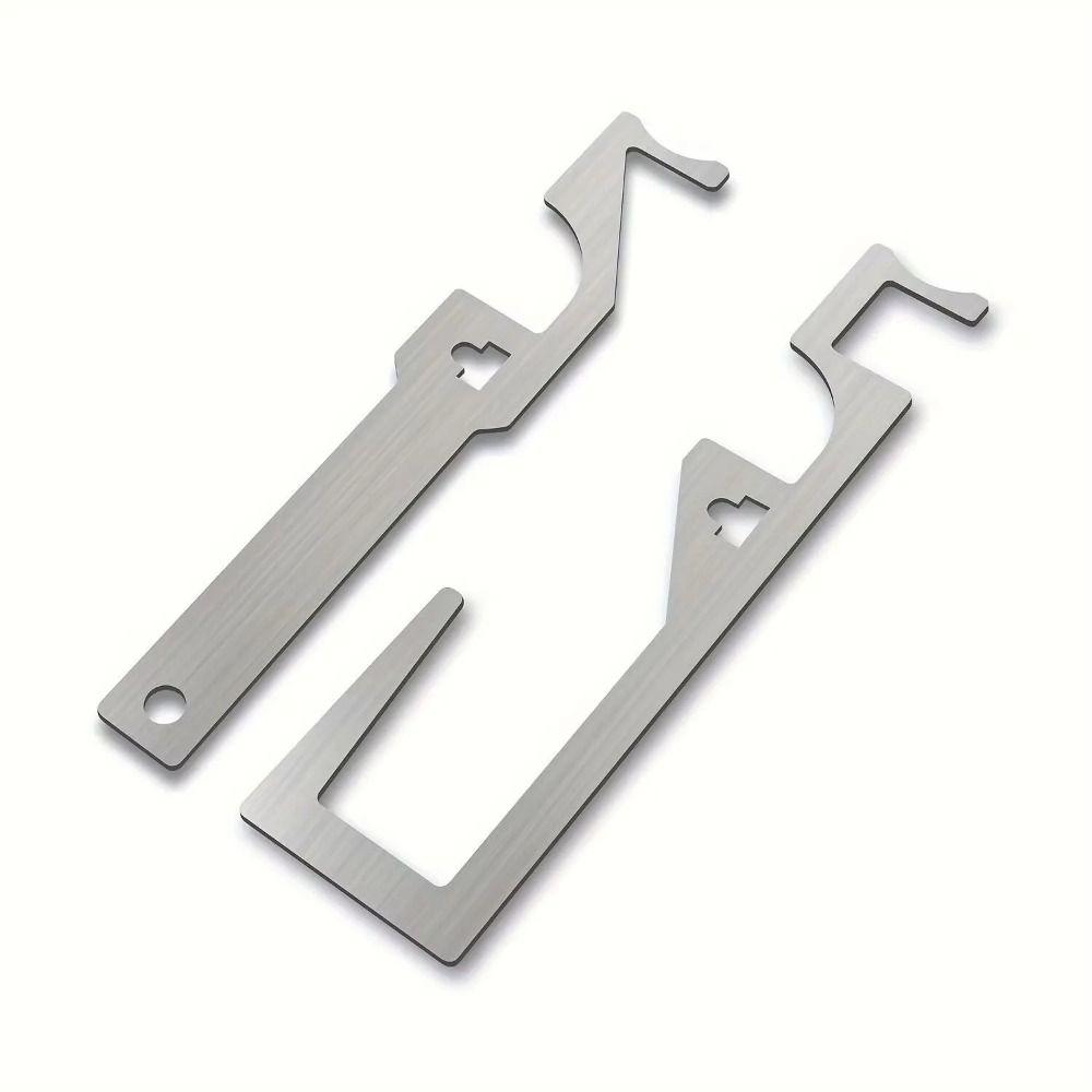 

Прочные Пожарные Ломы Открывалка для Бутылок из Нержавеющей Стали Легкий Лом Брелок 2PCS