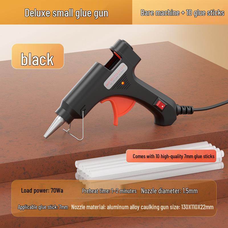 High Viscosity Hot Melt Glue Gun with 7-11mm Sticks for Kids' Crafts and Household Use