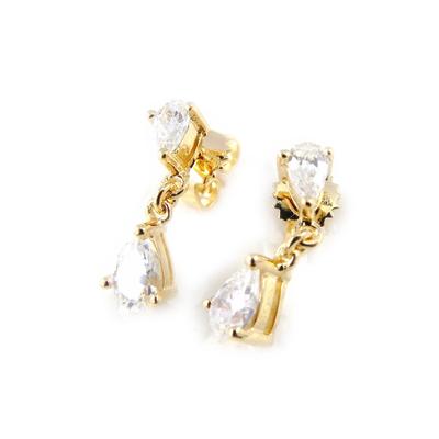 [H3853] - White Gold-plated 'Scarlett' Earrings