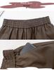 2025 Sleek High-Waist Leather A-Line Shorts: Versatile, Casual, Loose-Fit for Spring & Autumn