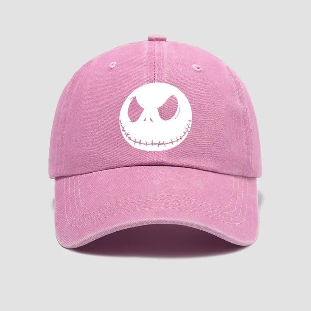 Fashion Nightmare Before Christmas Jack Casual Hat Baseball Caps Breathable Snapback Sun Hats Adjustable Color Peaked Cap Unisex