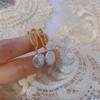 Natural Baroque Pearl Earrings Women's New Trendy Earrings Simple Sense Niche Light Luxury Earrings Ear Buckle Earrings