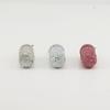 Tubes shape Crystal Rhinestones Pill Organizer Key Ring Bling Pill Bottle Travel Pill Case