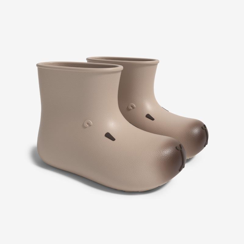 

Rain shoes platform new waterproof and non-slip outdoor rain boots women s cute short boots outer wear girls 40/41