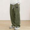 2026 Spring New Solid Color Loose-Fit Men's Corduroy Casual Straight Pants