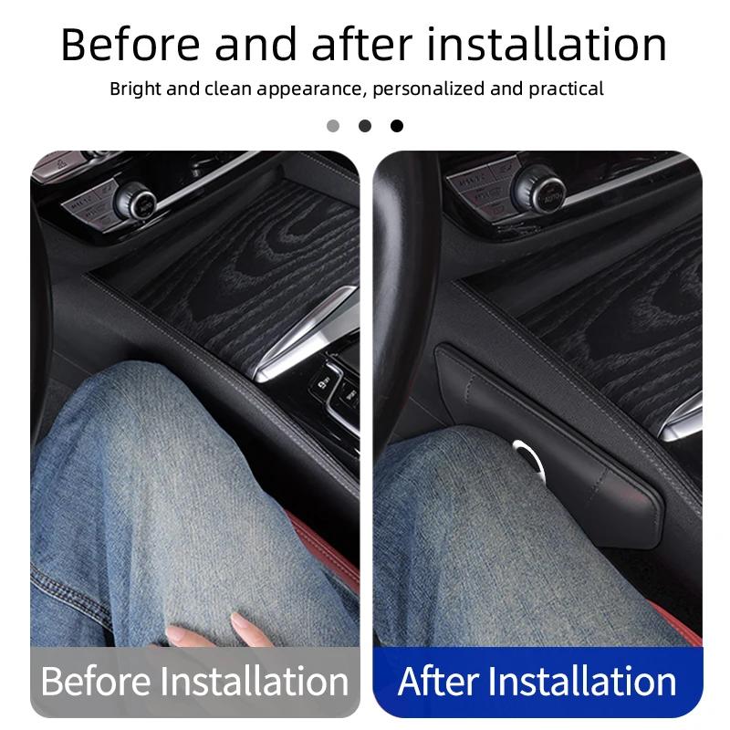 2025 Hot Leather Car Knee Leg Protective Pad Foot Armrest Cushion For Mazda 6 3 CX5 5 2 323 CX7 Demio Atenza Axela MX30 CX30 MX5