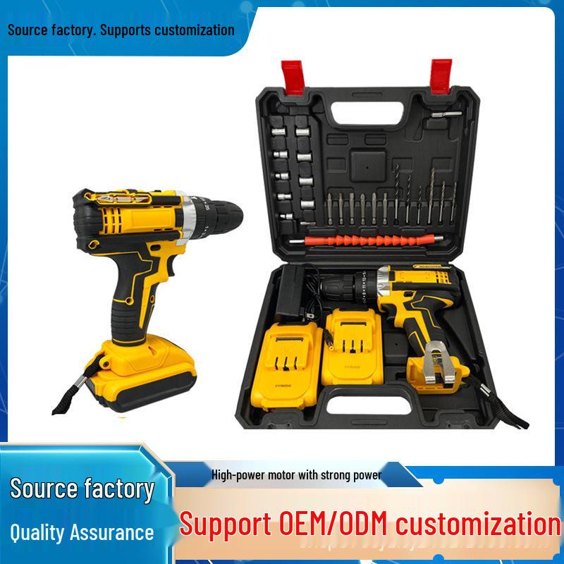 High Torque Lithium Battery Brushed Impact Drill with Three Functions