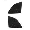 Gloss Black  Carbon Fiber Black Rear Side Window Louvers Rear Side Window Louvers Fit for Honda CR-V