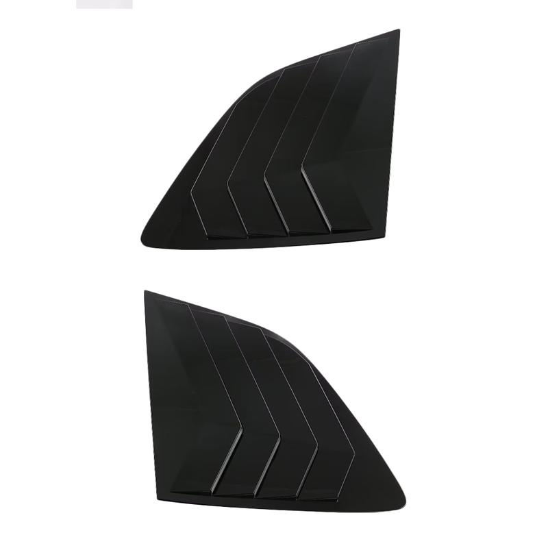 Gloss Black  Carbon Fiber Black Rear Side Window Louvers Rear Side Window Louvers Fit for Honda CR-V
