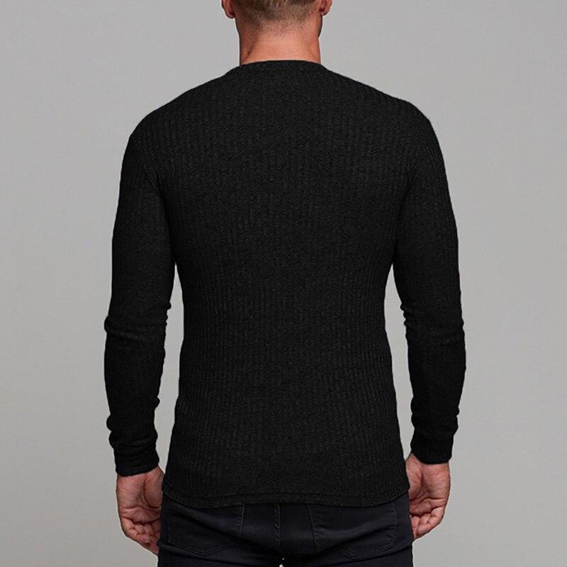 Muscleguys Fashion Plain Colour Thin Knit Shirt Long Sleeved Men's Casual Fitness Clothes M-2XL 5 Colors