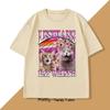 Lustige Lesben essen was T-Shirt Katze Pride T-Shirt LGBTQ T-Shirt Meme Vintage Katzenliebhaber T-Shirt Rundhals Damen Kurzarm T-Shirts