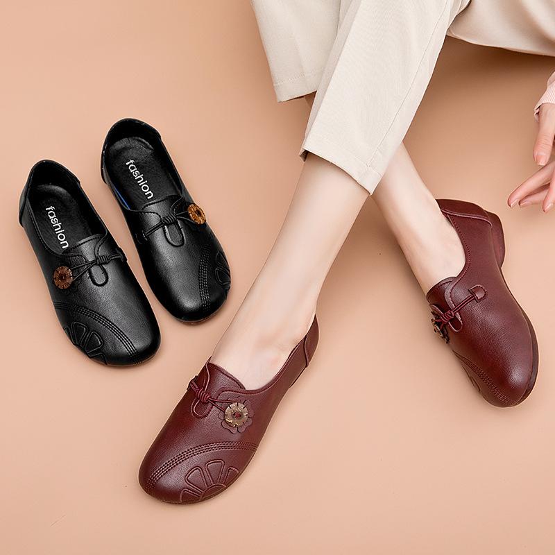 Penny Loafers for kvinner Klassiske slip-on-sko Komfortable kjolesko Uformelt kontorgåing kjøresko for kvinner Lett imitert skinnsko