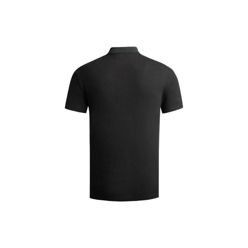 Armani Exchange SS23 Year Of The Rabbit Limited Edition Rabbit Head Pattern Printed Short Sleeve Polo Shirt Men Polo Shirts Black 3RZFEE-ZJM5Z-1200