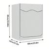 Washing Machine Cover, Durable Waterproof Fabric, Protects Front Load Washer Dryer